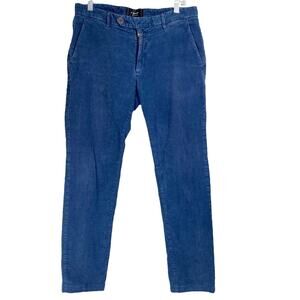 Vintage Garbo Collection Mens Size 42 Blue Corduroy Pants